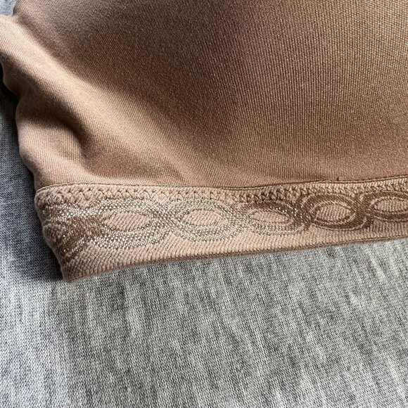 Simply Perfect By Warners Super Soft Wire-Free Comfort Bra 40B Beige Adjustable - Picture 5 of 10